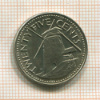 25 центов. Барбадос 1973г