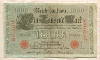 1000 марок. Германия 1910г
