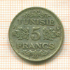5 франков. Тунис