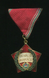 Медаль "За отличную работу". Венгрия