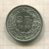 2 франка. Швейцария 1969г