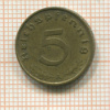 5 пфеннигов. Германия 1938г