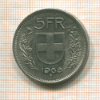 5 франков. Швейцария 1968г