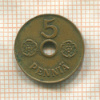 5 пенни. Финляндия 1941г
