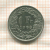 1 франк. Швейцария 1968г