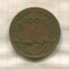 100 франков. Французская Полинезия 1987г