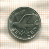 10 центов. Барбадос 1987г