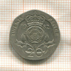 20 пенсов. Вкликобритания 1982г