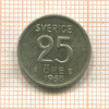 25 эре. Швеция 1960г