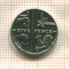 5 пенсов. Великобритания 2014г