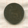 1/2 пенни. Великобритания 1875г