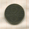 5 грошей. Польша 1937г
