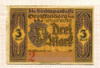 Нотгельд. 3 марки. Германия