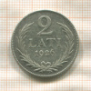 2 лата. Латвия 1926г