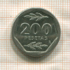 200 песет. Испания 1987г
