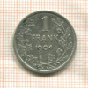 1 франк. Бельгия 1904г