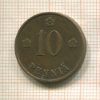 10 пенни. Финляндия 1924г