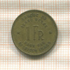 1 франк. Бельгийское Конго 1946г