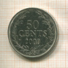 50 центов. Либерия 2000г
