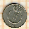 1 франк Люксембург 1972г