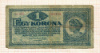 1 крона. Венгрия 1920г