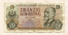 20 шиллингов. Австрия 1950г