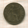 1 пенни. Великобритания 1917г