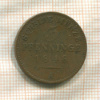 3 пфеннинга. Пруссия 1846г