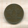2 эре. Швеция 1915г