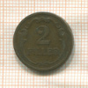 2 филлера. Венгрия 1927г