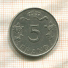 5 франков. Люксембург 1949г