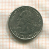 1/4 доллара. США 2002г