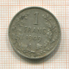 1 франк. Бельгия 1909г