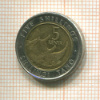 5 шиллингов. Кения 2018г