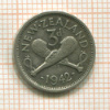3 пенса. Новая Зеландия 1942г