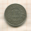 1 франк. Швейцария 1921г