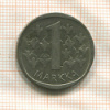 1 марка. Финляндия 1966г