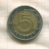 5 злотых. Польша 2009г