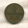 1/2 крейцера. Австрия 1851г