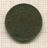 2 сантима. Франция 1856г
