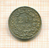 2 франка. Швейцария 1944г