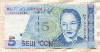 5 сом. Киргизия 1997г
