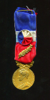 Золотая Почетная Медаль Министерства Труда. Франция