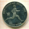 10000 вон. Корея. ПРУФ 1986г