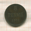 5 пенни 1901г