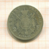 2 франка. Франция 1866г