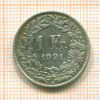 1 франк. Швейцария 1921г