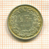 1/2 франка. Швейцария 1958г