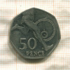 50 пенсов. Великобритания 2004г