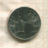 1/4 доллара. США 2001г